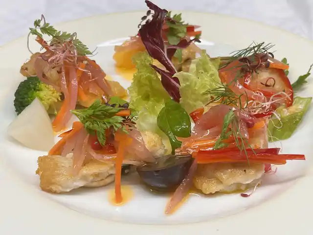 食べ納め 鱧のフリット 香味野菜のエスカベッシュ仕立て