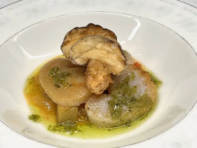 平貝のソテー ラタトゥイユと共に