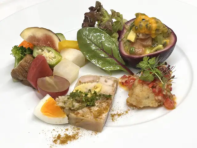 季節の前菜3種の盛り合わせ